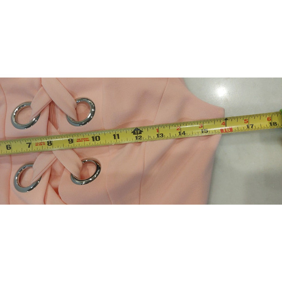 Tommy Hilfiger Womens Eyelet Tie Sheath Dress, Pink, Size 2,‎ $129 Retail - Picture 5 of 7